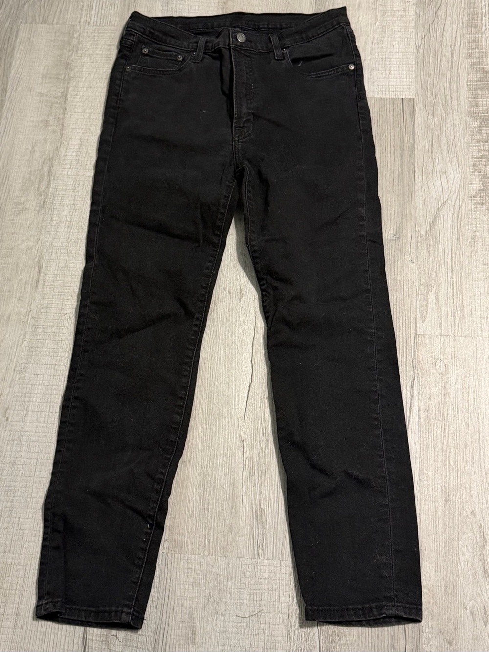 Frye Straight Leg Black Jeans High Waisted, Size 31